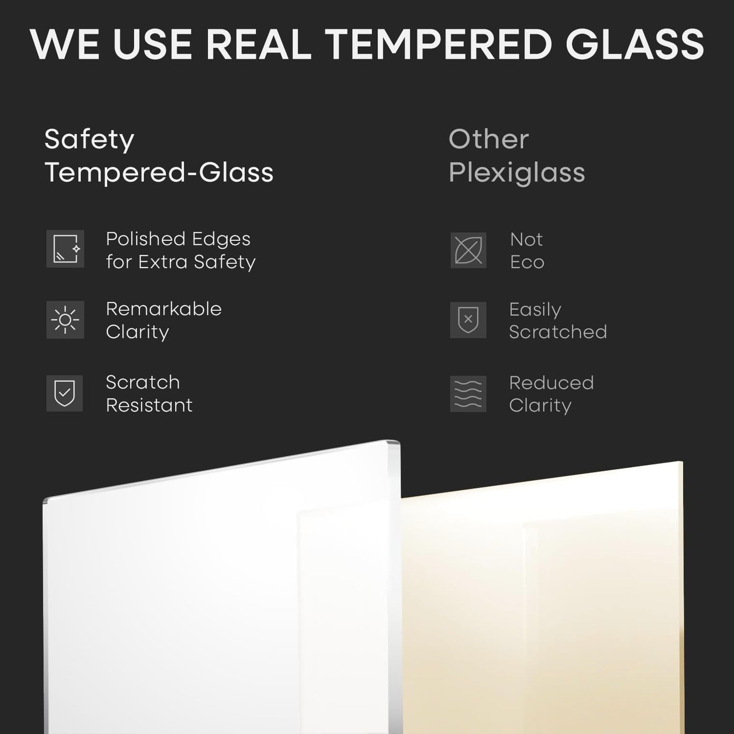 Homeforia 11x22 Newspaper Frame Wooden, High End Natural Oak 11 x 22 Picture Frame Light Wood without Mat, 22x11 Poster Frames for Wall, 11by22 Display Photo Frames, Tempered Glass, Wall Kit, Set of 1