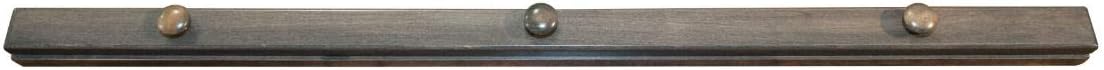 RRD Amish Made Quilt Rack Wall Mount - Rustic Tapestry Hangers for Rugs, Tapestries & Quilts - Maple Wood, Antique Slate Stain, 30'