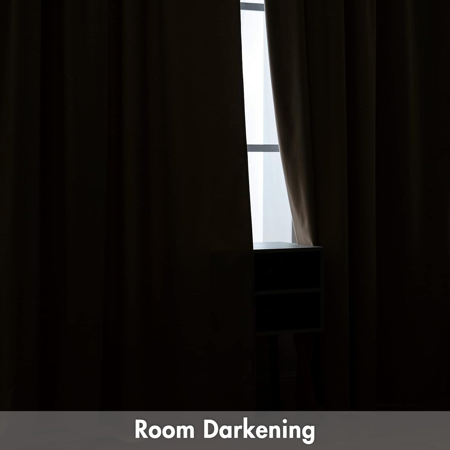 MIULEE Camel Beige Velvet Curtains Thermal Insulated Blackout Curtain Drapes for Bedroom Living Room Darkening 90 Inches Long Curtains Panels Rod Pocket Set of 2