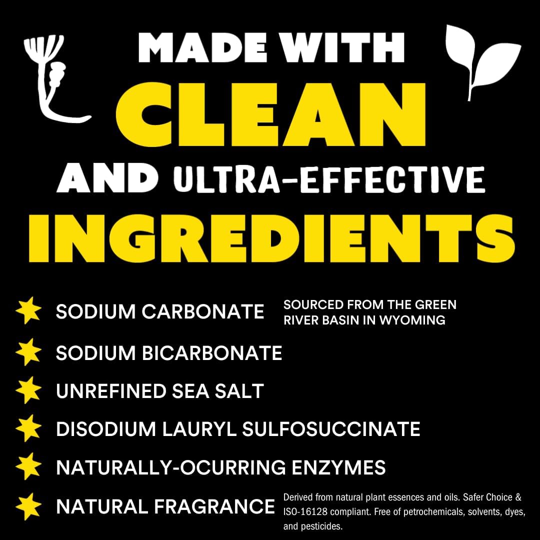 Molly's Suds Super Powder Detergent | Extra Strength Laundry Soap, Stain Fighting | Sensitive Skin | Simple, Effective Ingredients | Ocean Mist, 120 Loads Total (2 Pack)