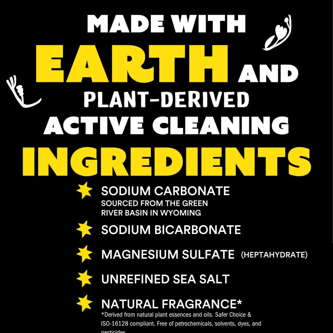 Molly's Suds Original Laundry Detergent Powder | Clean Laundry Detergent Powder for Sensitive Skin | Simple, Effective Ingredients, Stain Fighting | 240 Loads (Citrus Grove)