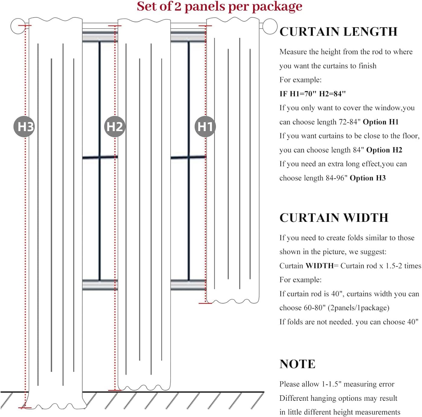 Blackout Curtains 95 Inches Long Custom Rustic Curtain for Living/Dining Room Darkening Linen Curtains & Drapes Weather Burg Thermal Insulated Cabin Back Tab/Hook Track Off White Pinch Pleated 2Panels