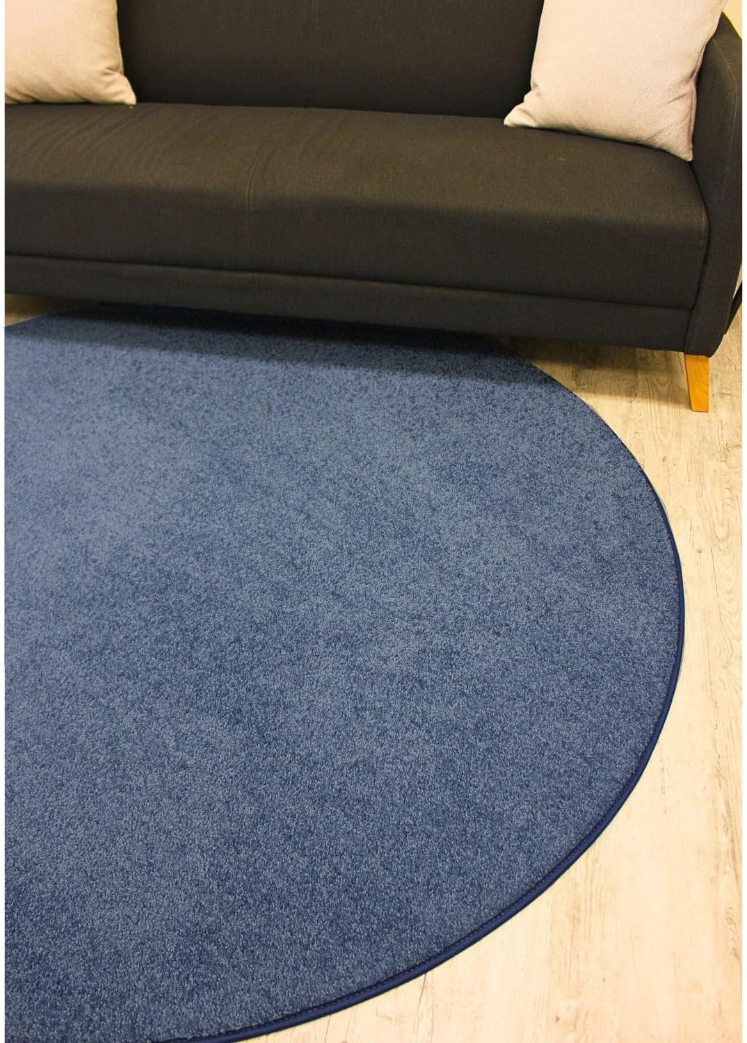 KOECKRITZ Soft and Colorful Kids Classroom Area Rugs (Passes Flammability Pill Test) Many Sizes and Bright Colors to Select from (8' x 10', Navy)