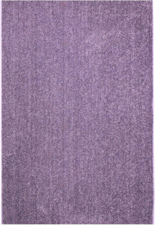 KOECKRITZ Soft and Colorful Kids Classroom Area Rugs (Passes Flammability Pill Test) Many Sizes and Bright Colors to Select from (9' x 12', Lavender)