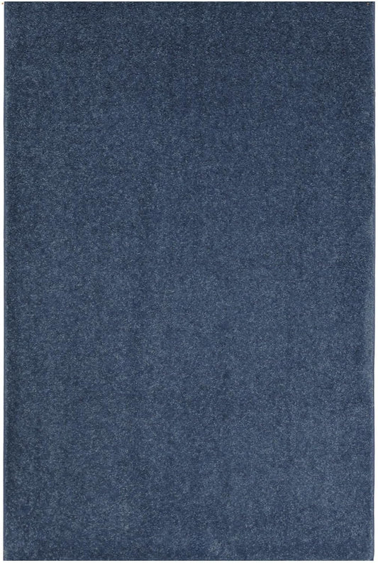 KOECKRITZ Soft and Colorful Kids Classroom Area Rugs (Passes Flammability Pill Test) Many Sizes and Bright Colors to Select from (7' x 7', Navy)