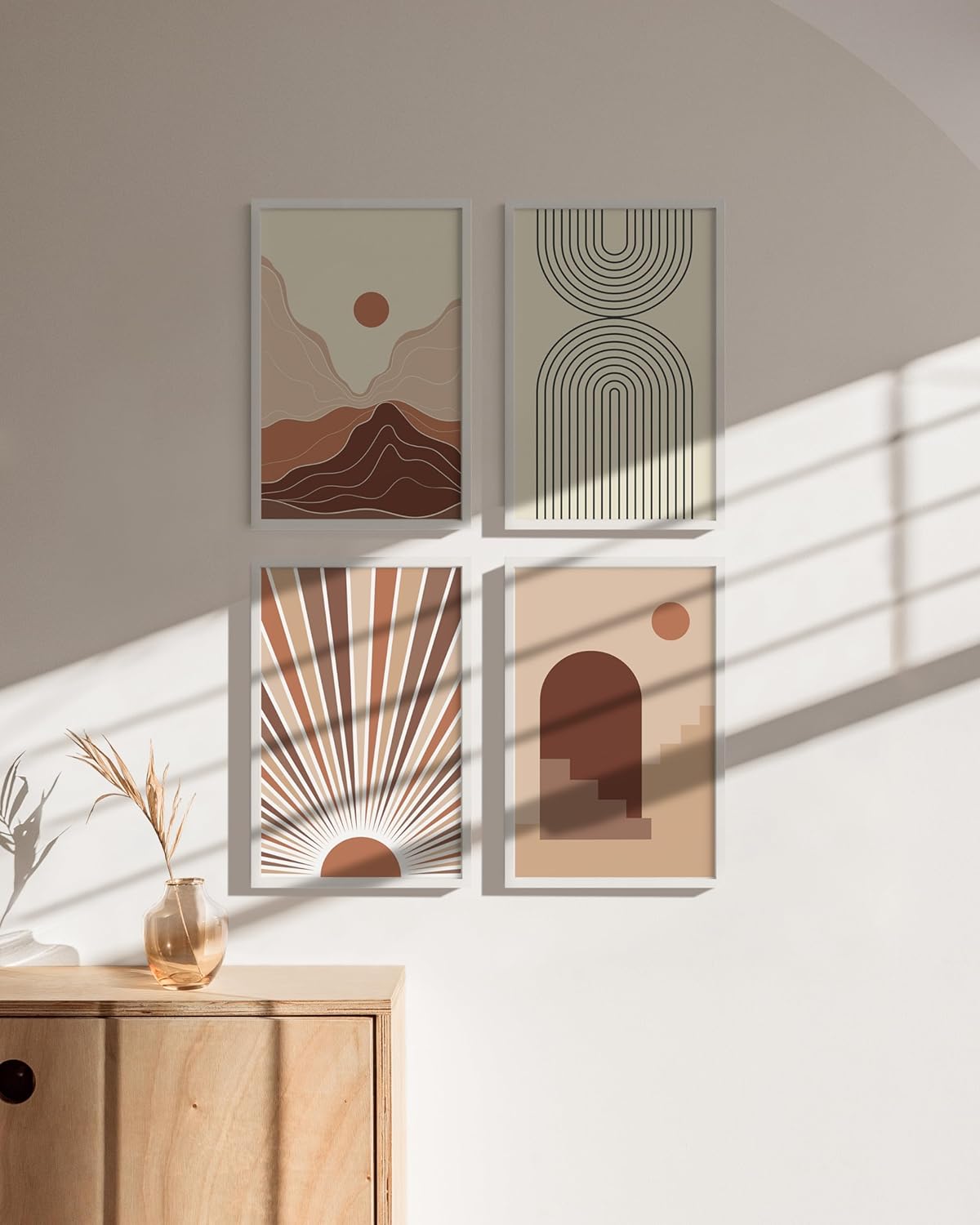 HAUS AND HUES 11x17 White Metal Picture Frames - Features Premium Aluminum, Vertical & Horizontal Hang, Shatterproof Plexiglass - Perfect for Home, Room, Office (11x17 in, White, Set of 15)