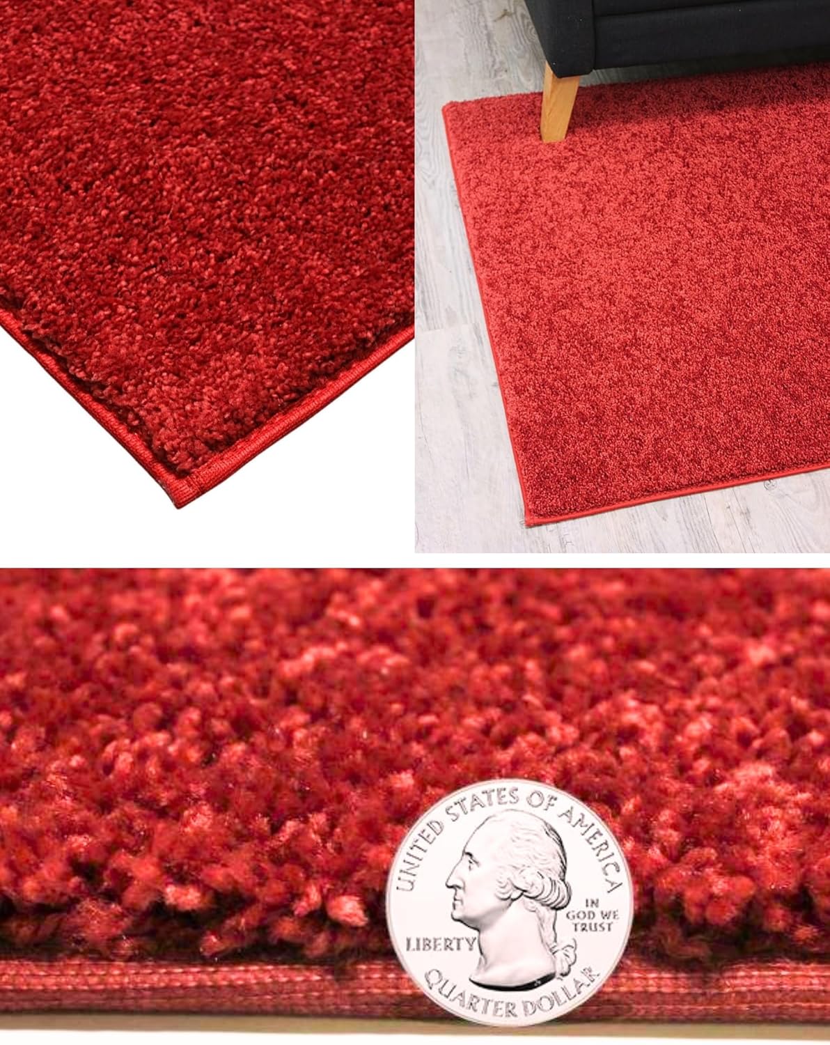 KOECKRITZ Soft and Colorful Kids Classroom Area Rugs (Passes Flammability Pill Test) Many Sizes and Bright Colors to Select from (6' x 9', Fire Engine)