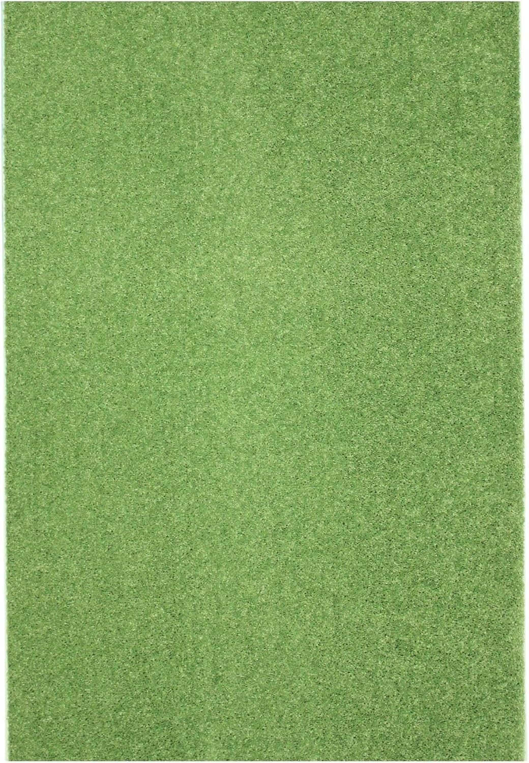 KOECKRITZ Soft and Colorful Kids Classroom Area Rugs (Passes Flammability Pill Test) Many Sizes and Bright Colors to Select from (5' x 5', Lime)