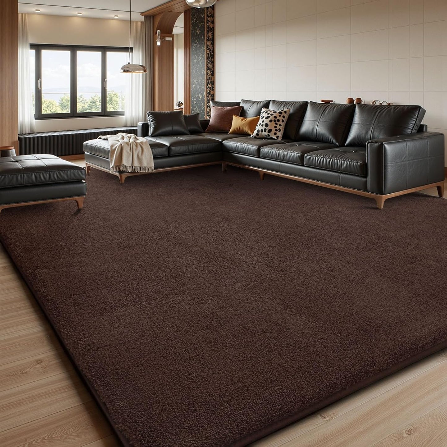 Sour Lemon 5x7 Area Rugs for Living Room, Soft Large Area Rug Fluffy Rugs for Bedroom，Machine Washable Area Rug Non Slip Carpet Rug for Living Room Playroom Kids Room Home Decor