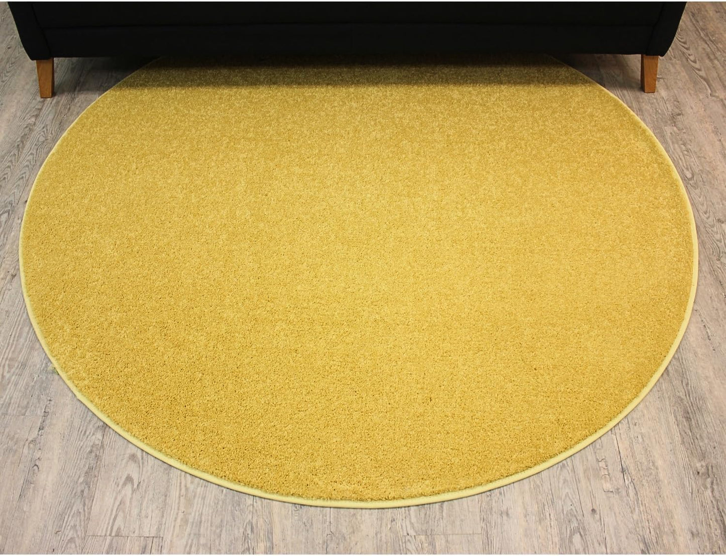 KOECKRITZ Soft and Colorful Kids Classroom Area Rugs (Passes Flammability Pill Test) Many Sizes and Bright Colors to Select from (9' Round, Lemon)