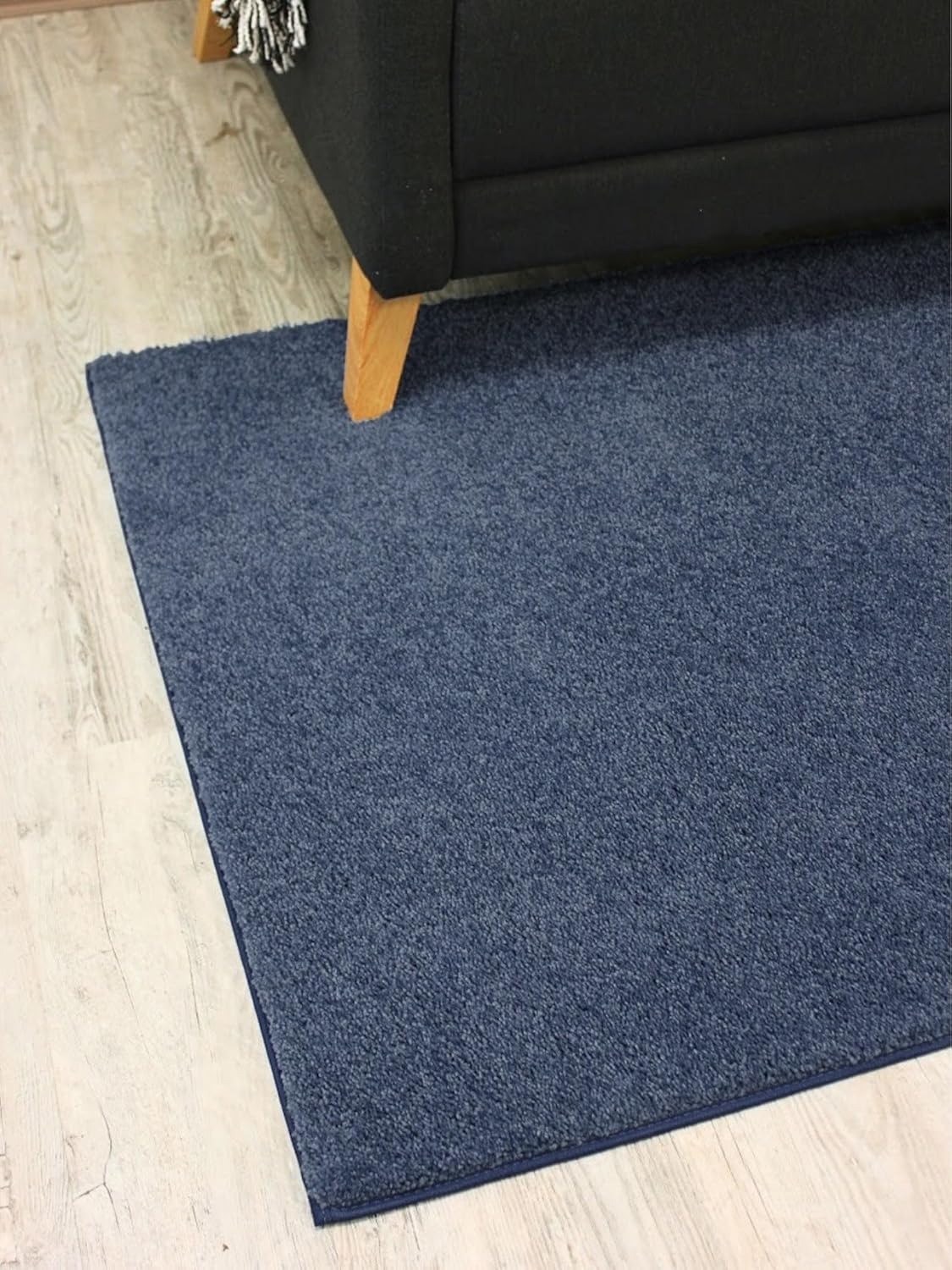 KOECKRITZ Soft and Colorful Kids Classroom Area Rugs (Passes Flammability Pill Test) Many Sizes and Bright Colors to Select from (10' Round, Navy)